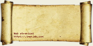 Nadja Kalinić vizit kartica